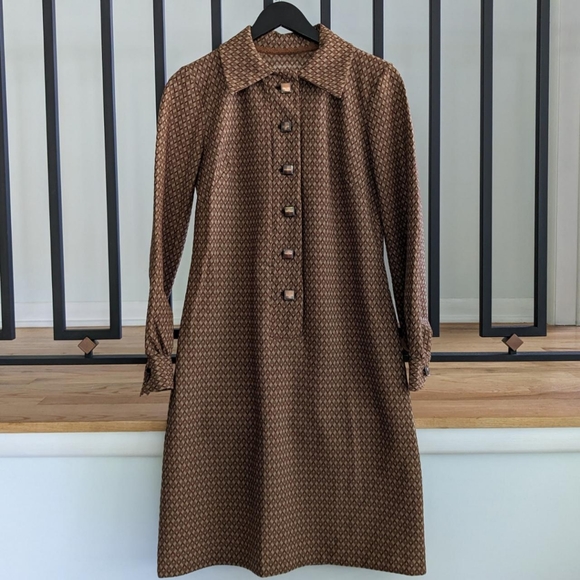 Handmade Librarian Dress | Vintage Mid-Century - Picture 2 of 4